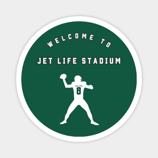 Welcome to Jet Life Stadium NY Jets Aaron Rodgers Magnet